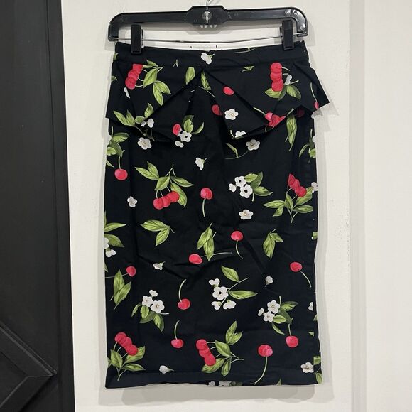 Grace Karin Dresses & Skirts - Grace Karin Retro Rockabilly Pinup Cherry Pencil Skirt Size Small